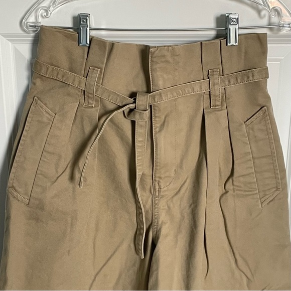 New! Madewell Paperbag Trench Trousers in (Re)generative Chino 35184 - Picture 5 of 16